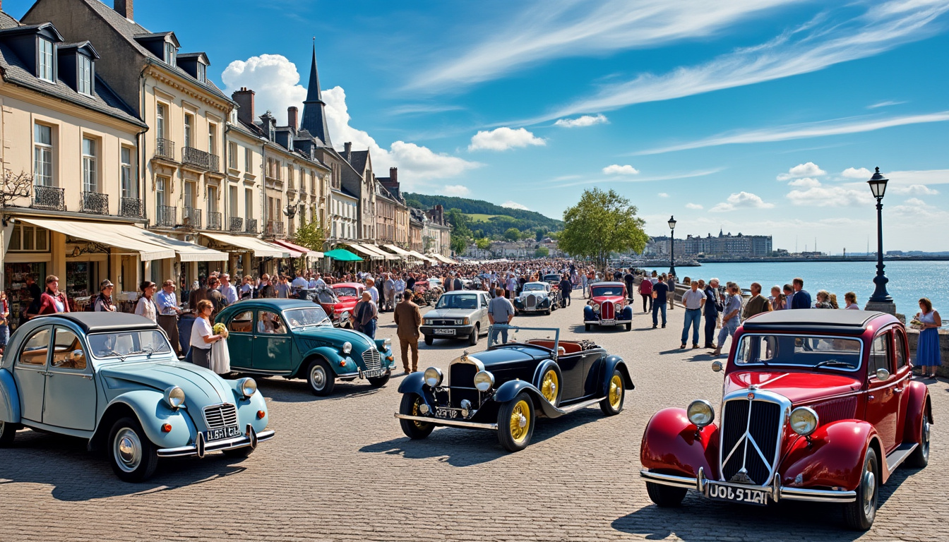 participez à la traversée de cherbourg en voitures anciennes à equeurdreville-hainneville ! revivez l'âge d'or de l'automobile dans un cadre convivial. rejoignez-nous pour une journée inoubliable, où passion et histoire s'entremêlent sur les routes côtières.