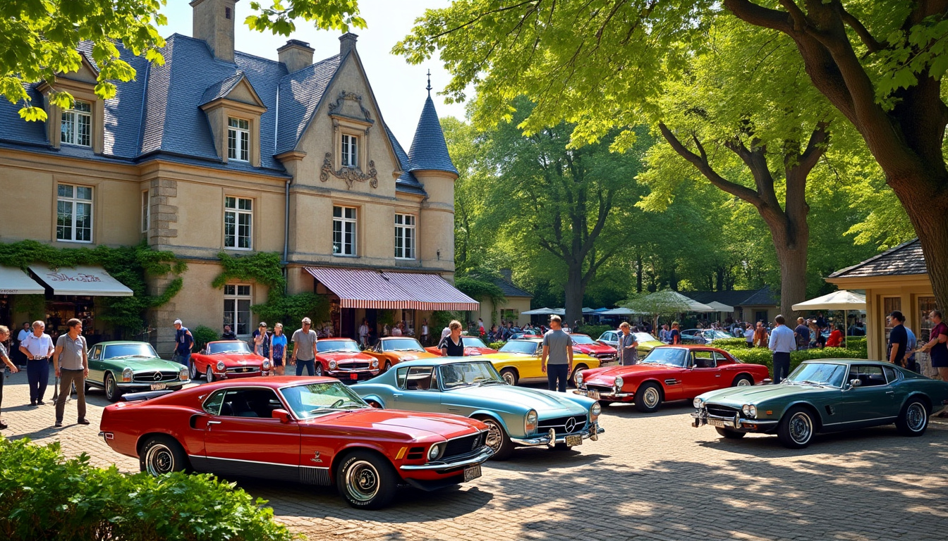 découvrez le rassemblement mensuel gratuit de voitures classiques à maisons-laffitte (78). un événement convivial pour les passionnés d'automobiles anciennes, où vous pourrez admirer des modèles emblématiques et échanger avec d'autres amateurs. ne manquez pas cette occasion unique de célébrer l'histoire de l'automobile dans un cadre chaleureux.
