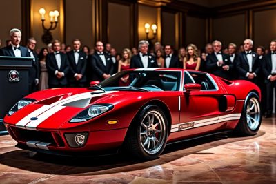 découvrez la mythique ford gt 2006 appartenant à la légende du hockey wayne gretzky, mise aux enchères. ne manquez pas cette occasion unique d'acquérir un véhicule emblématique chargé d'histoire et de performances époustouflantes.
