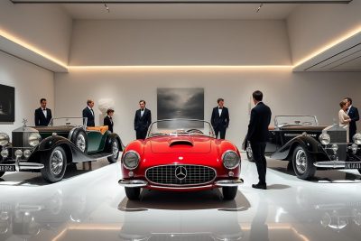 découvrez automobile legends, un catalogue d’exception signé artcurial, dévoilé au peninsula paris, qui célèbre les voitures de collection les plus emblématiques et rares.
