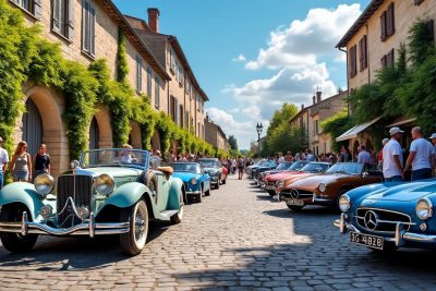 vayrac accueille chaque année les passionnés de voitures anciennes pour un rendez-vous incontournable alliant histoire, passion et convivialité.