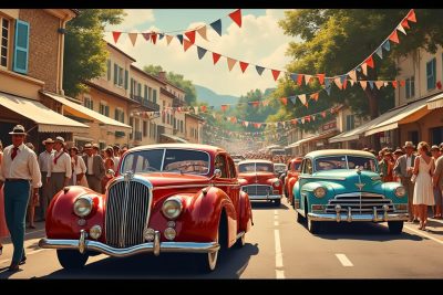 découvrez chantenay-saint-imbert qui s'anime pour le départ de la fête de la nationale 7 en vintage, avec un rassemblement unique de voitures d'époque et une ambiance rétro inoubliable.