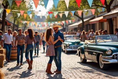 découvrez la rue thiers à toul transformée en piste de danse country avec un défilé de voitures anciennes le samedi 28 mars. une journée festive à ne pas manquer !