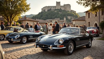 à najac, les voitures anciennes continuent de fasciner les passionnés, réunis autour de modèles emblématiques et d’une même passion pour l’automobile.
