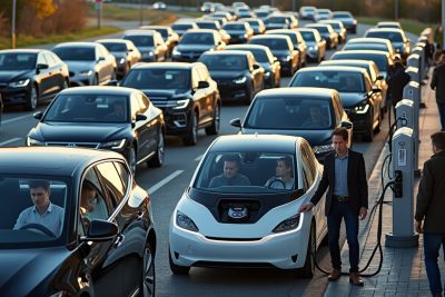face à la crise des carburants, les voitures électriques séduisent de plus en plus d’automobilistes et marquent un tournant dans les habitudes de mobilité.